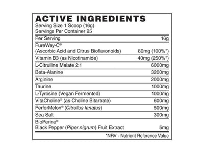 Naughty Boy Pump Pre-Workout